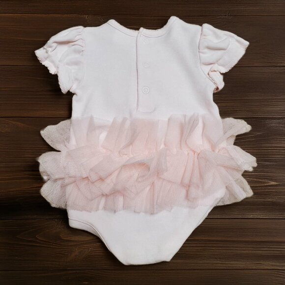 Edgehill Collection Pink Heart Tutu Bodysuit Size 3m Girls - Picture 4 of 4